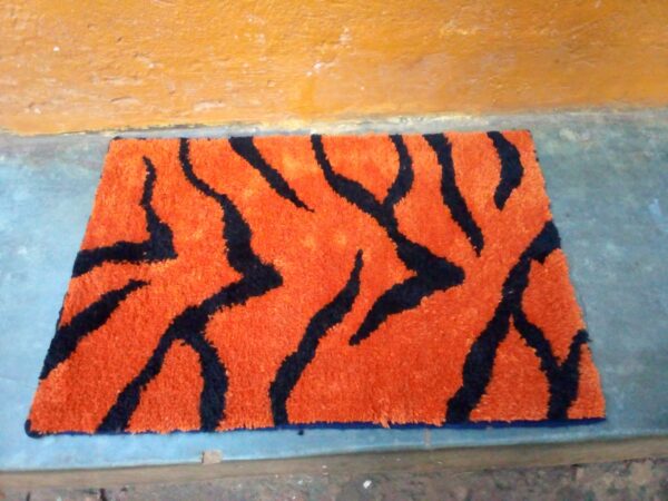 Tiger print doormat