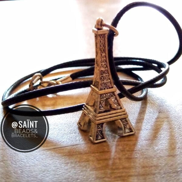 Eiffel tower necklace