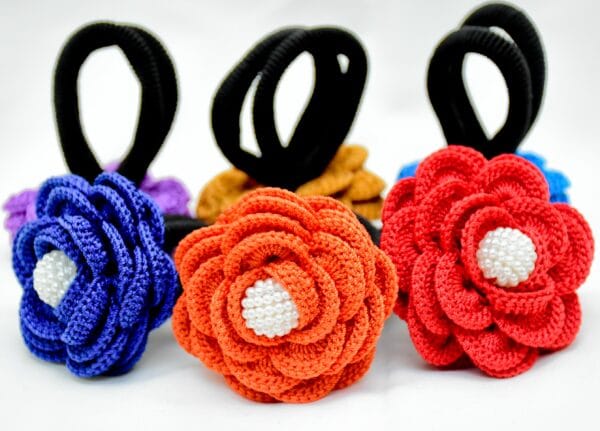 Crochet Flower Hair Bands