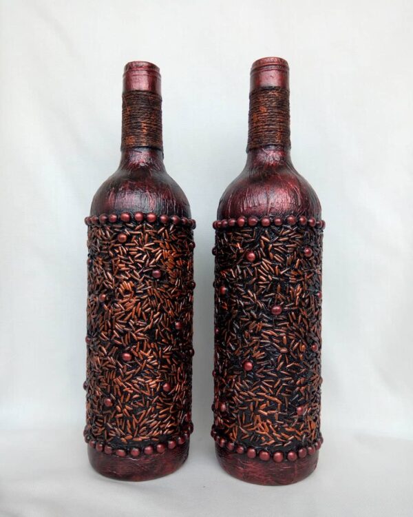 Wine bottle craft.