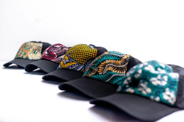 African Print caps