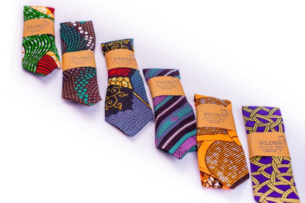 Print Neckties + Lapel pin set