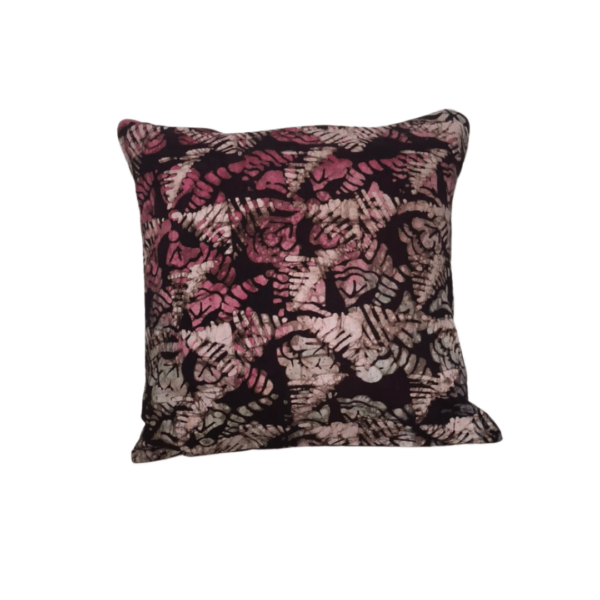 Batik shades of pink cushion cover