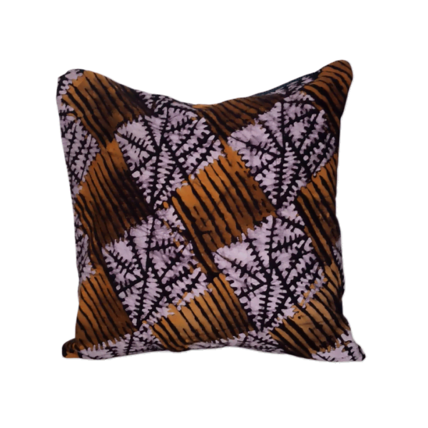 Batik Squared zigzag cushion