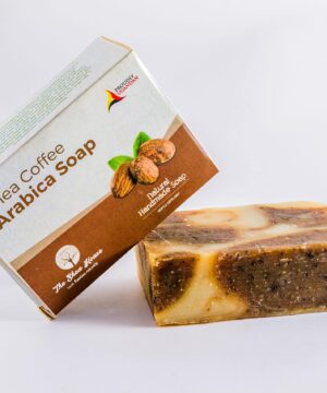 Shea Coffee Arabica soap scaled