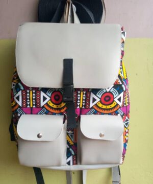 Laptop size print backpack