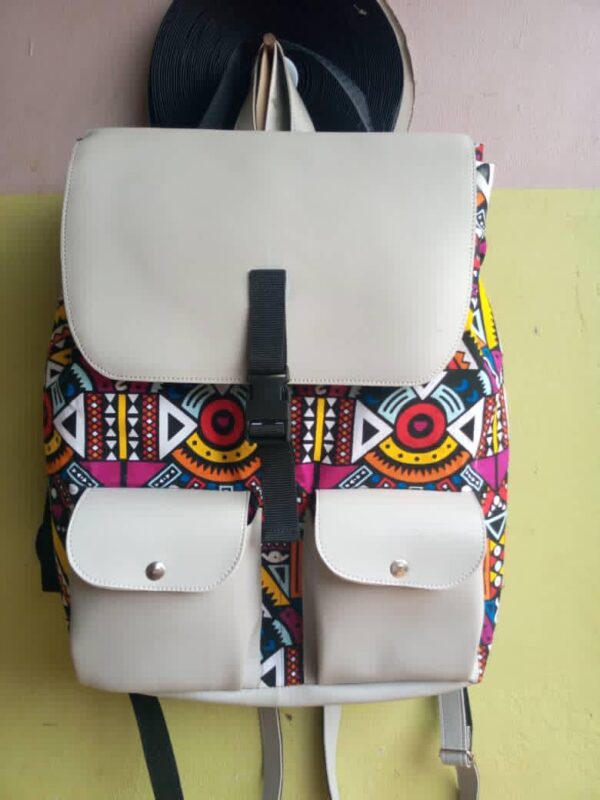 Laptop size print backpack