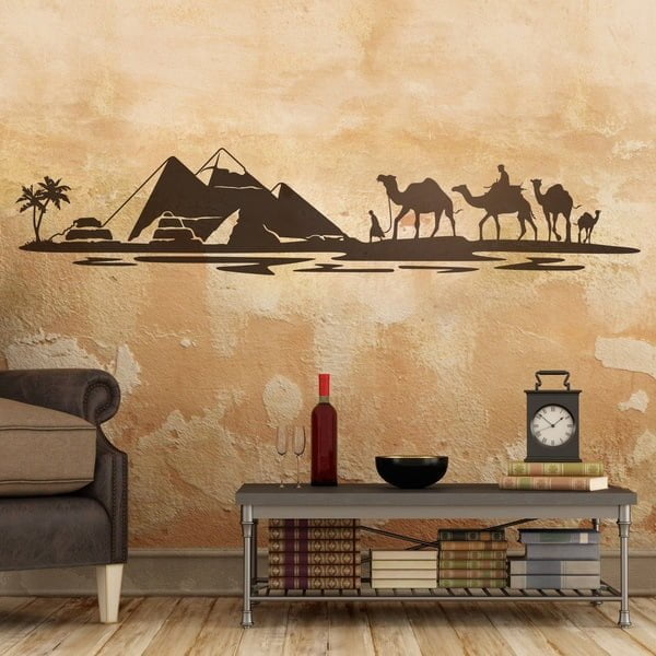 wall stickers pyramids in the desert