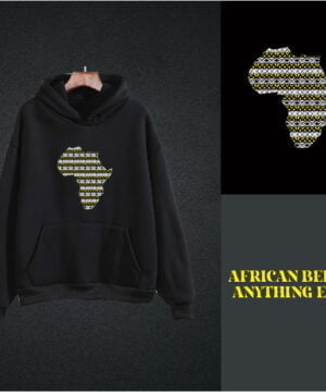 African print HOODIE