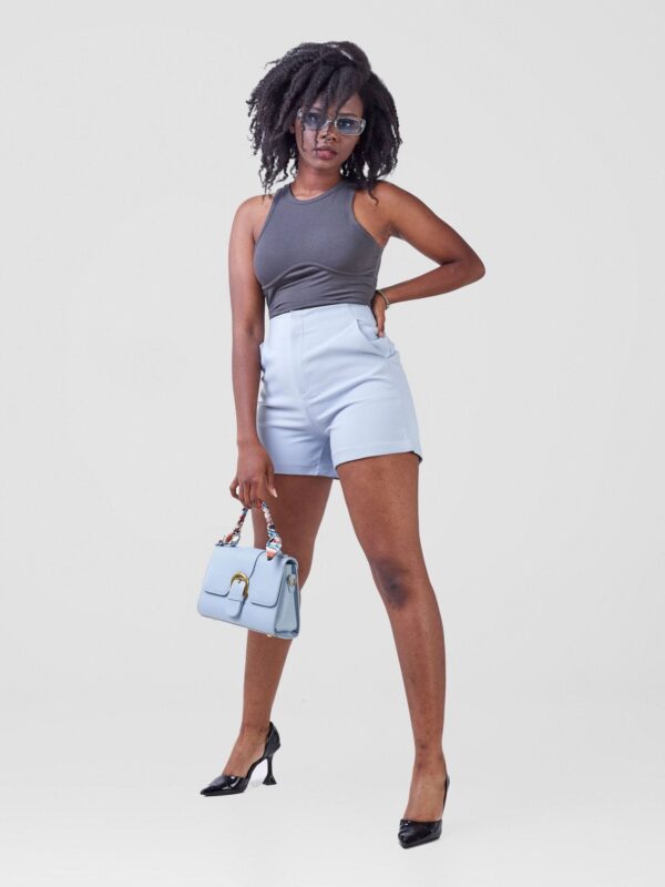 Anika Shorts with Clip - Light Blue